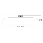 Kohler K-26295T STATEMENT 多功能 14" 深層按摩花灑頭 (羅曼銀)｜雙功能、Katalyst注氧技術